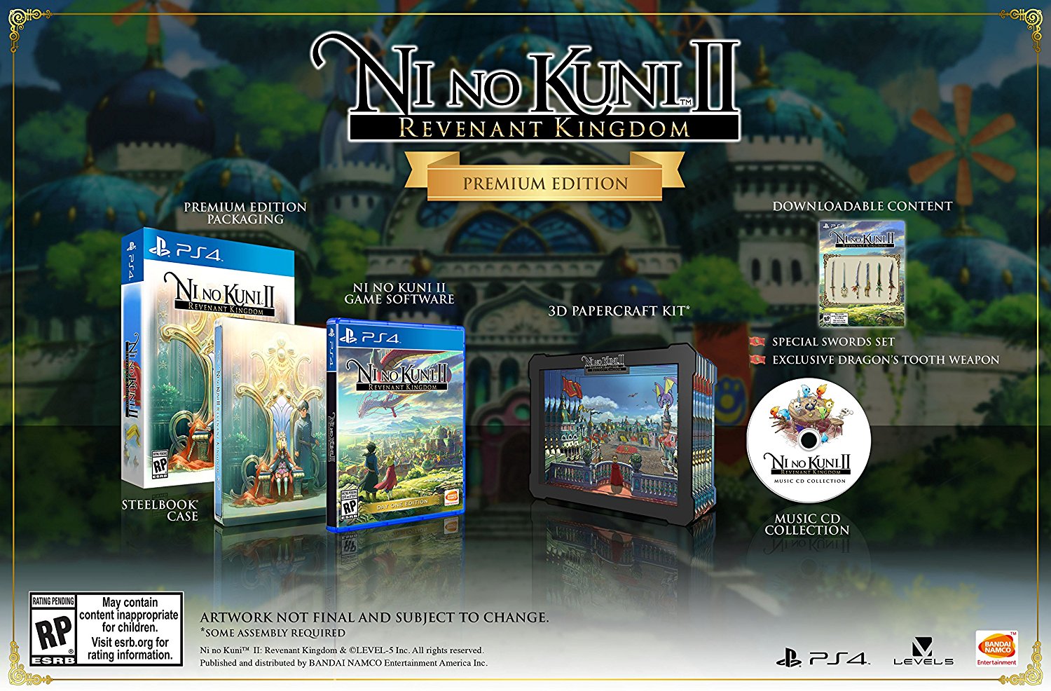 Amazon - Ni No Kuni II Collector's Edition Pre-order Live - 1500 x 986 jpeg 322kB