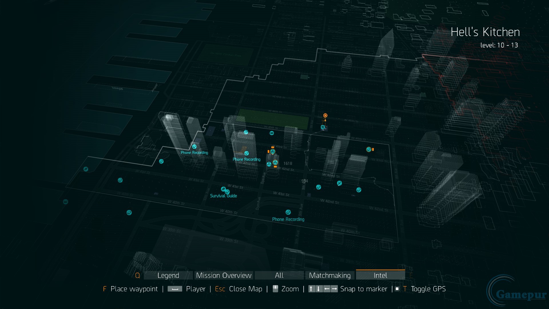 The Division Hells Kitchen Intel Collectible Location Guide
